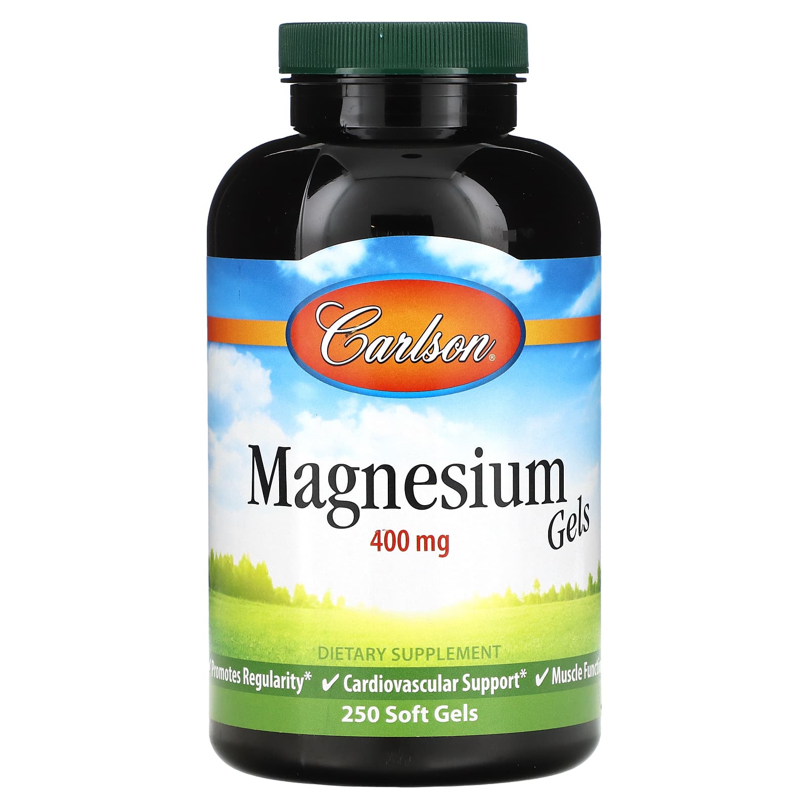 Carlson Labs, Liq Magnesium 400mg, 250 Softgels UPC 088395052026 | HiLife Vitamins